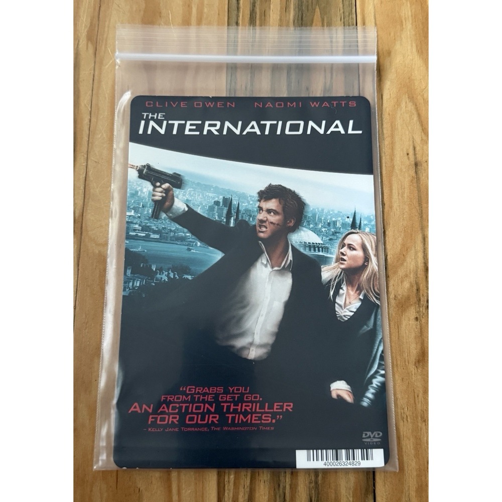 The International Movie Cover Card Clive Owen Naomi Watts no movie blockbuster